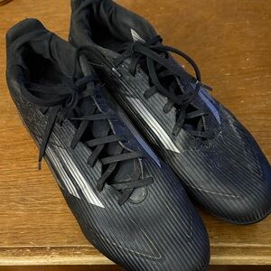 Adidas Black and White Soccer Shoes